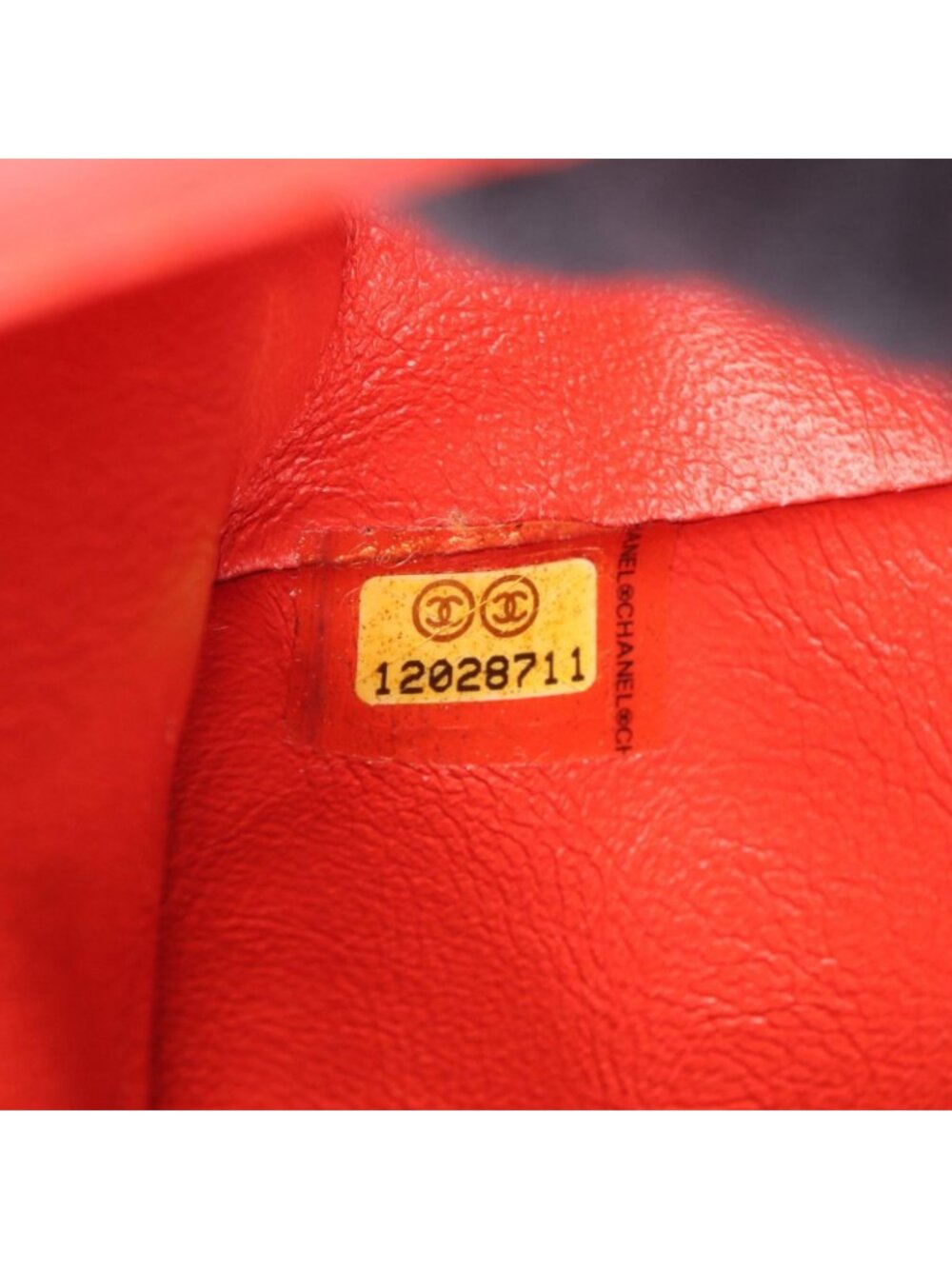 Chanel Shoulder Bag 2.55 Quilted Clutch Red Patent Leather Chain - Picture 5 of 10